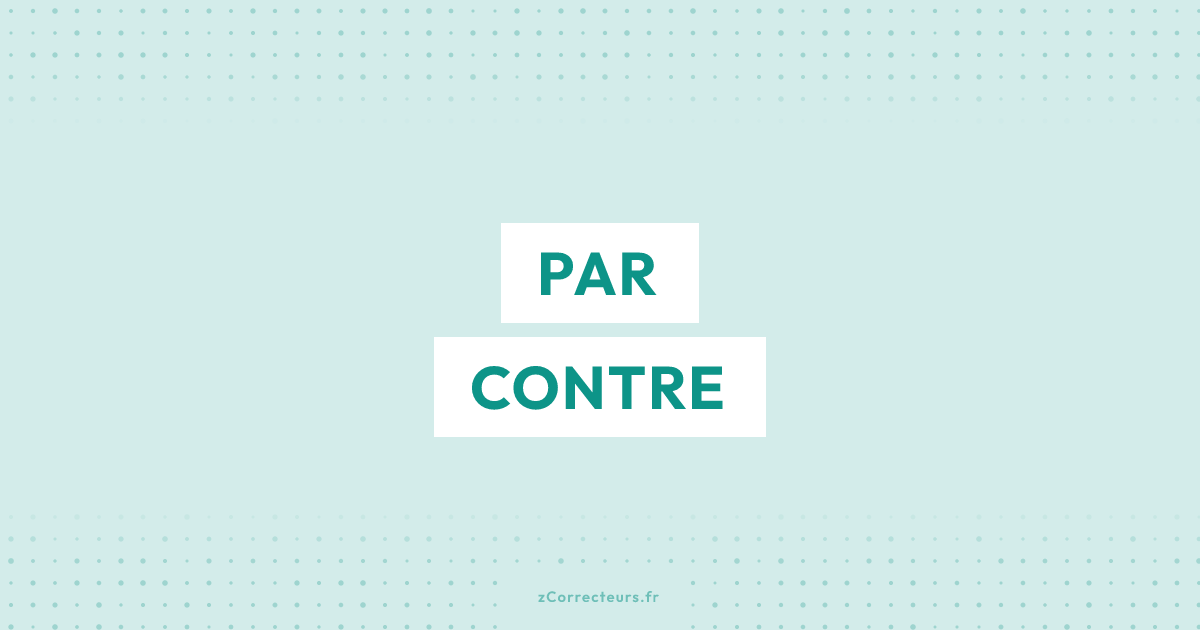 Peut-on dire « par contre » ?